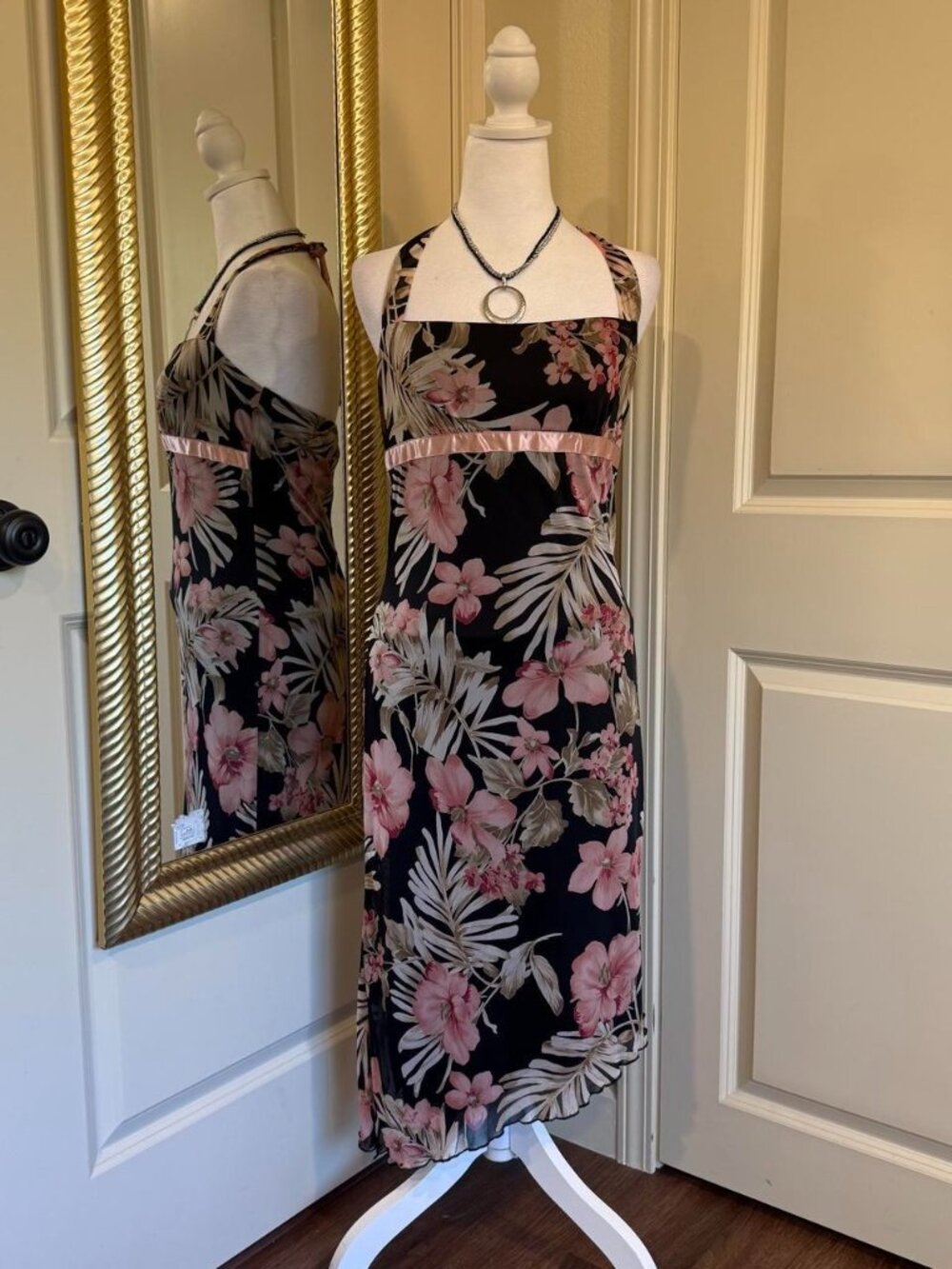 speechless floral halter dress